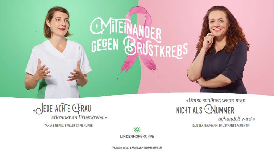 Brustkrebs die häufigste Krebsart bei Frauen. In der Schweiz erkranken jährlich 6200 Frauen daran. Mit 467 Brustkrebs-Operationen pro Jahr steht das Brustzentrum Bern laut Statistik des Bundesamts für Gesundheit (BAG) landesweit an oberster Stelle. 
